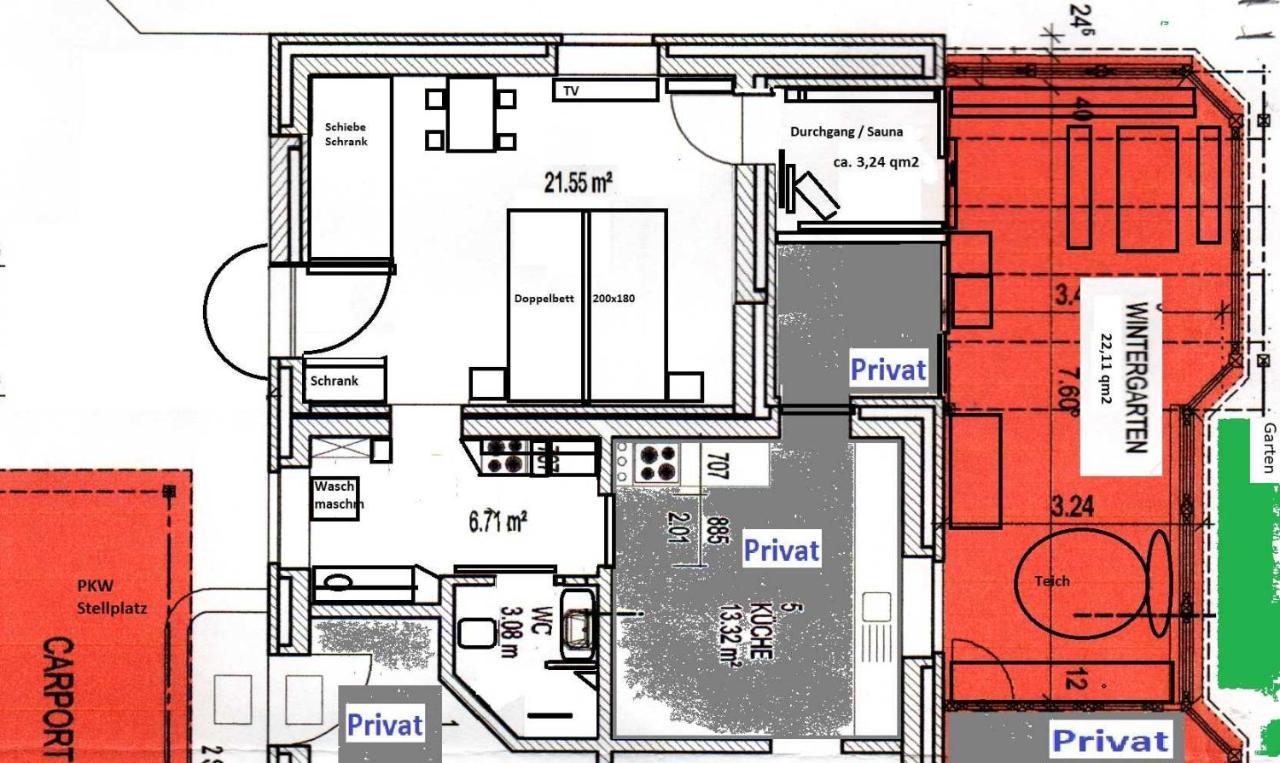 Kommod Stuv - Fewo Fuer 2 Personen Mit Wintergarten Und Sauna Langstedt ภายนอก รูปภาพ